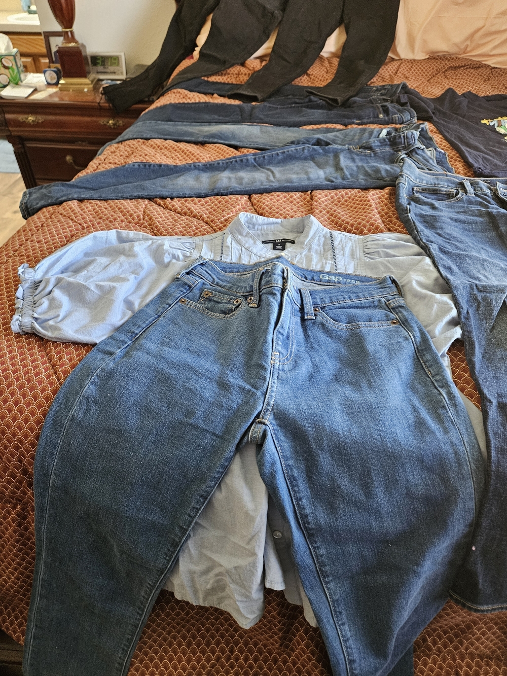 GAP Women's Skinny Jeans in Blue Denim